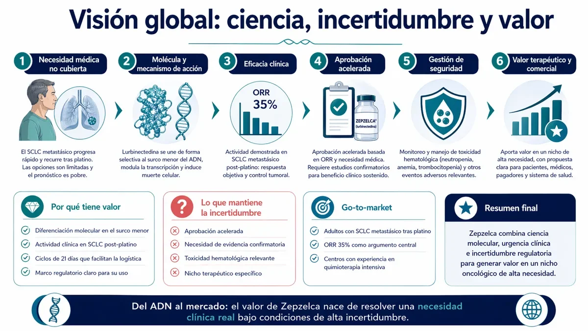 Resumen global de ciencia, incertidumbre y valor de Zepzelca.