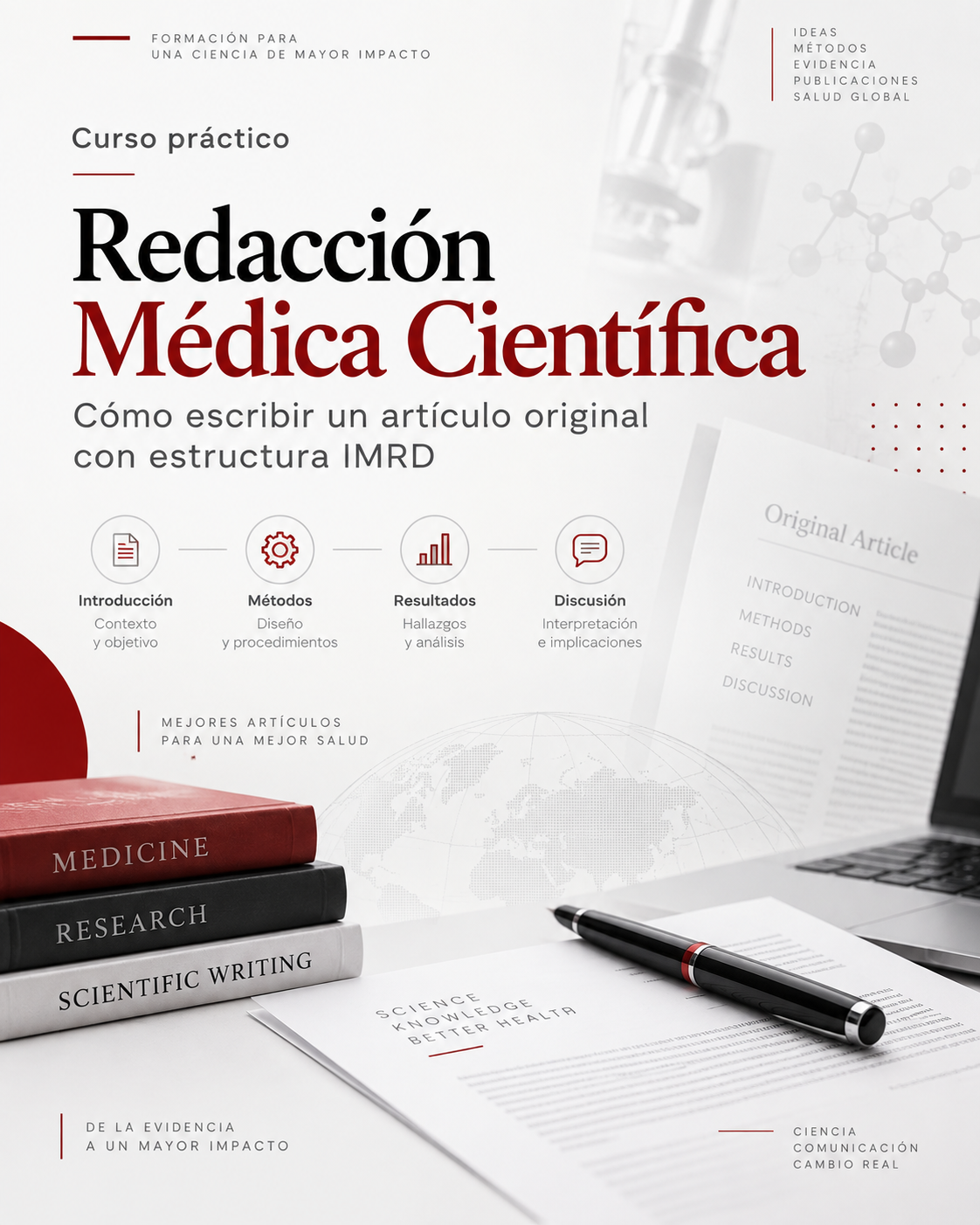 Redacción Médica Científica: cómo escribir un artículo original con estructura IMRD
